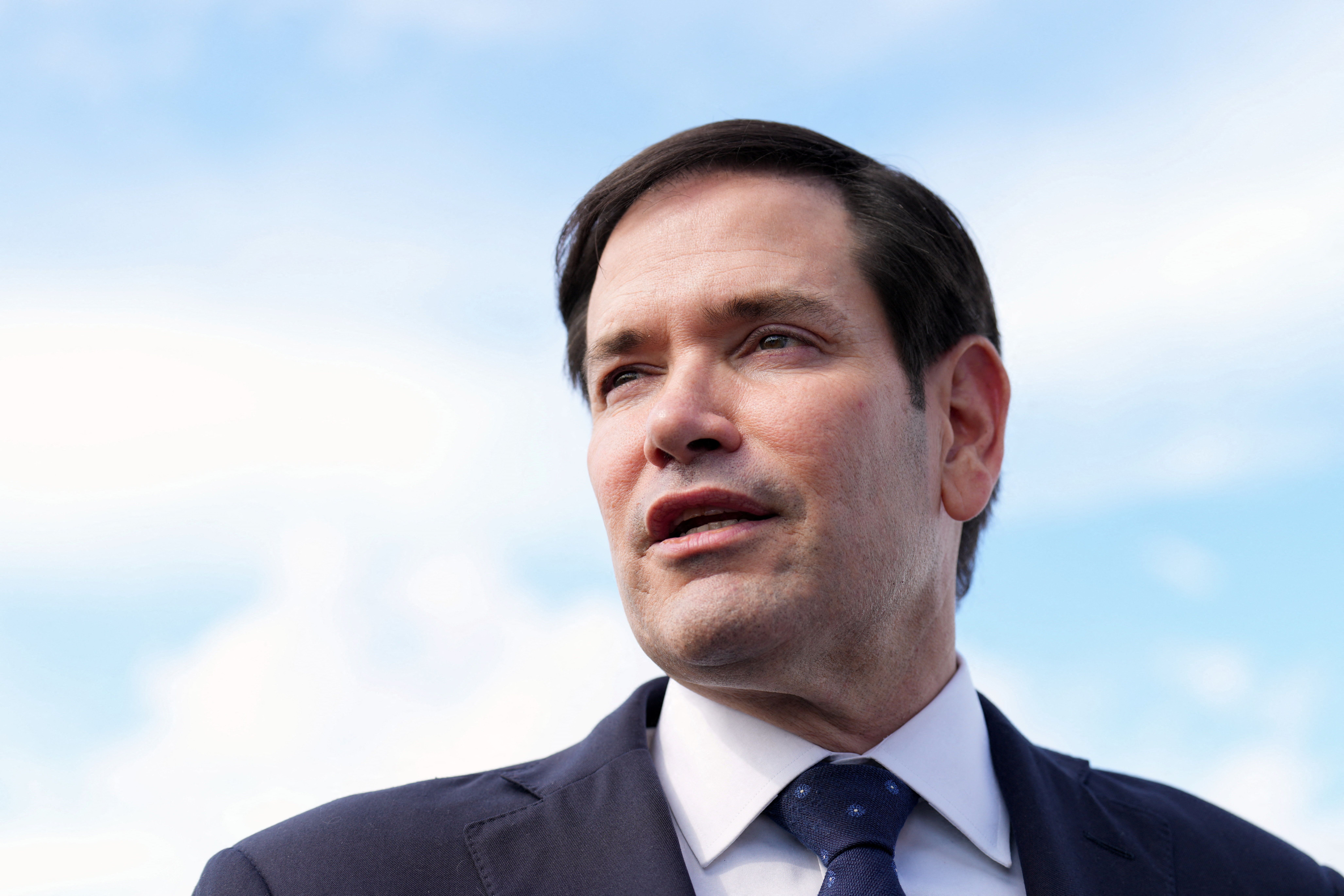 Secretário de Estado dos EUA, Marco Rubio, em Homestead, na Flórida