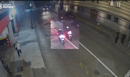 Vídeo: Moto com placa adulterada mais de 9 mil vezes é detida em SP