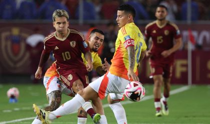 Yeferson Soteldo e James Rodríguez terminaram entre os maiores gorçons das Eliminatórias Sul-Americanas para a Copa do Mundo de 2026