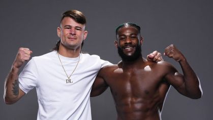 Diego Lopes e Aljamain Sterling juntos