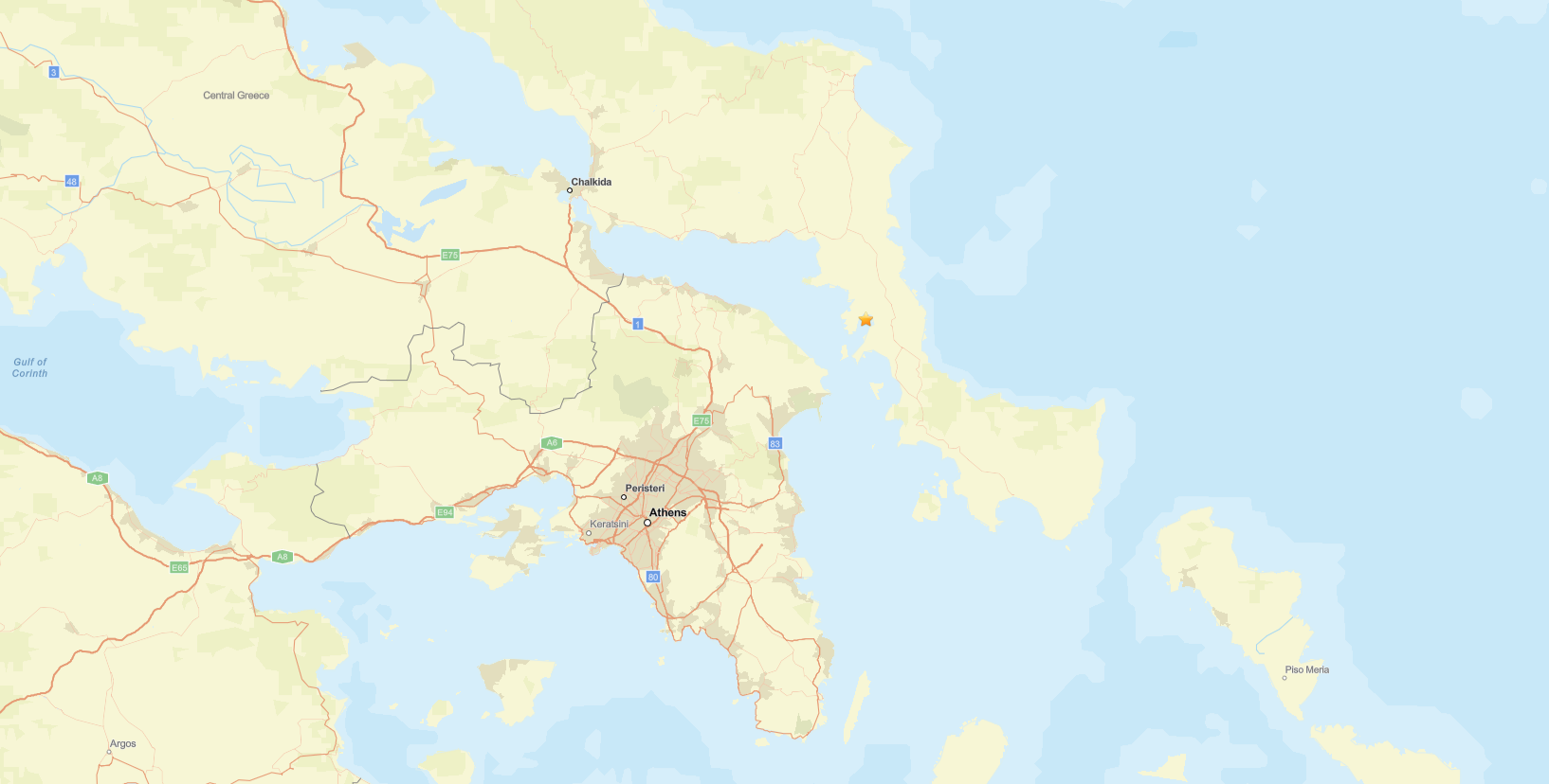 Terremoto Atenas