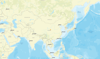 Terremoto de magnitude 5,2 atinge região da China, diz agência