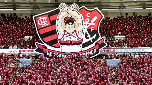Torcida Jovem do Flamengo em Flamengo x Grêmio, em agosto