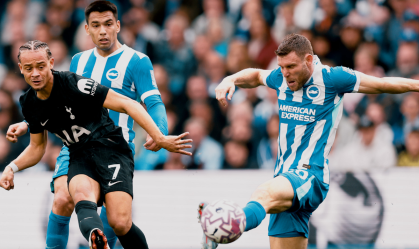 Tottenham supera desvantagem e empata com o Brighton na Premier League