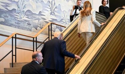 ONU diz que cinegrafista de Trump pode ter parado escada rolante sem querer