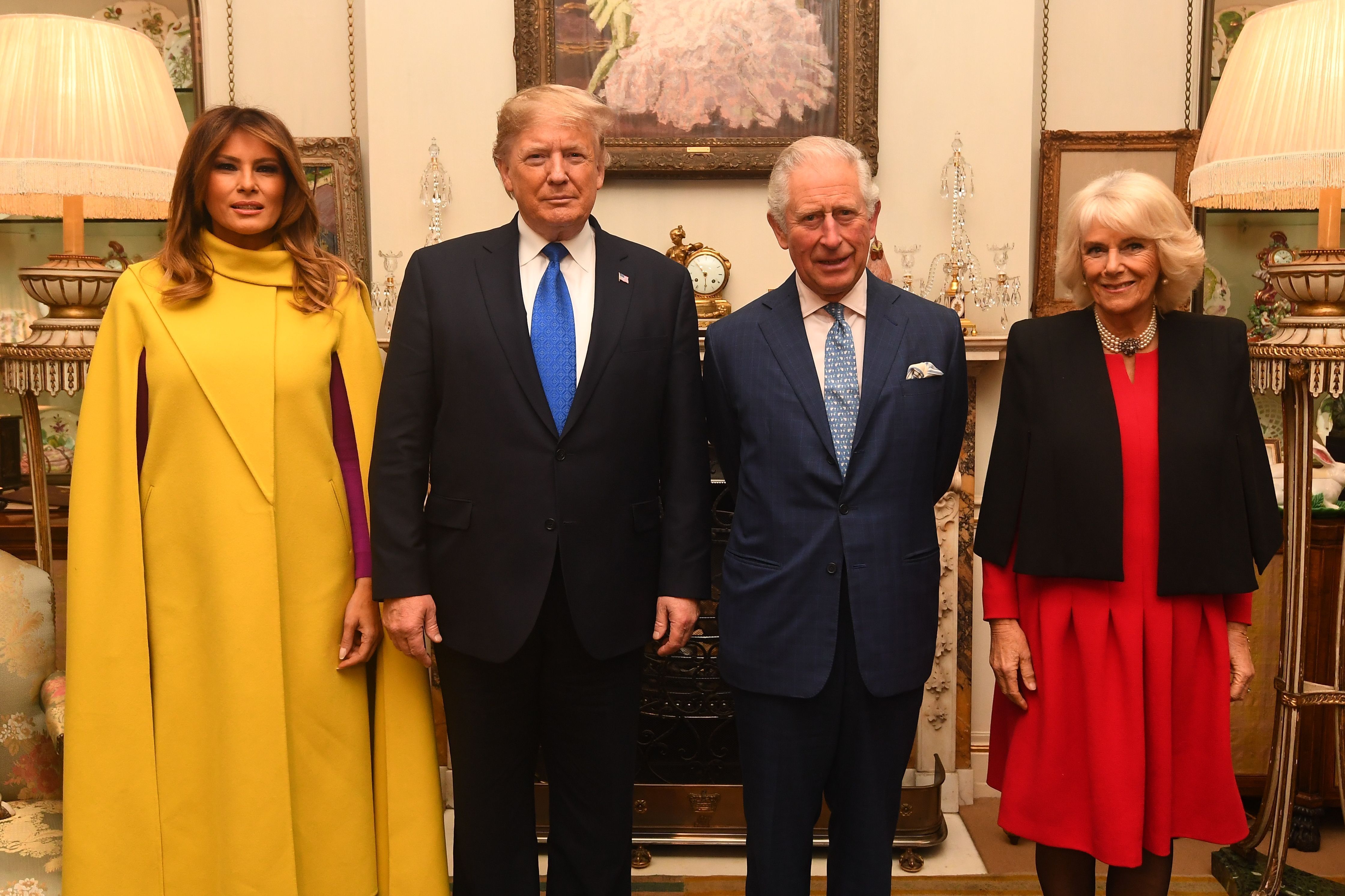 The Prince Of Wales Hosts US President Donald Trump For Tea