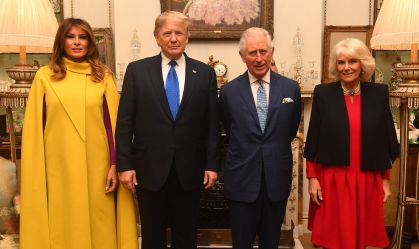 The Prince Of Wales Hosts US President Donald Trump For Tea