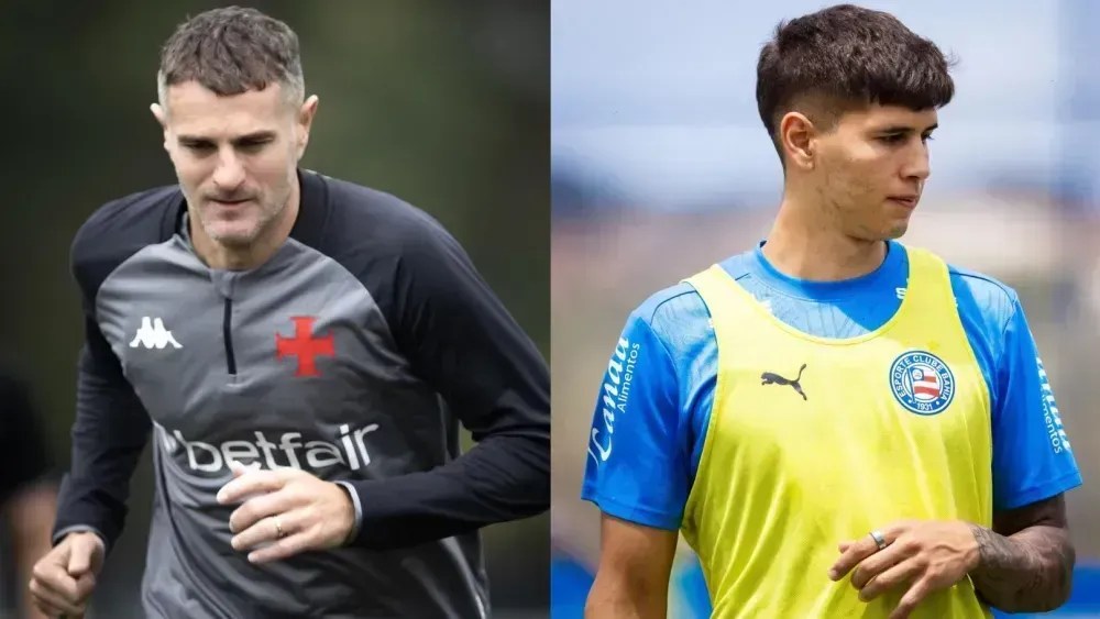 Vegetti, do Vasco, e Ramos Mingo, do Bahia