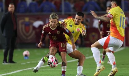 Venezuela e Colômbia, pelas eliminatórias da Copa do Mundo