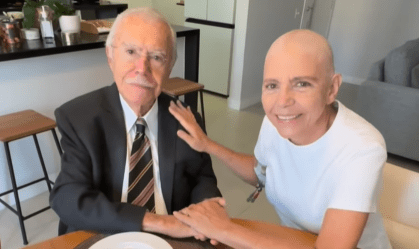 Em tratamento contra câncer, Roseana Sarney posta vídeo com o pai