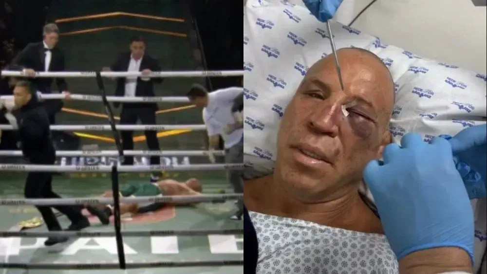 Wanderlei Silva foi nocauteado após a luta