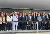 Tarcísio e Nunes acompanham desfile de 7 de Setembro em SP