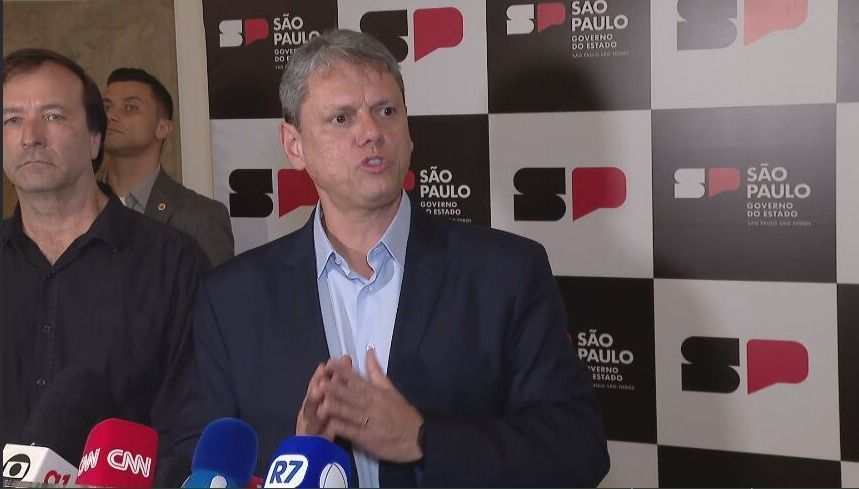 Imagem de destaque do post: “O Estado não vai perder essa disputa contra o crime”, diz Tarcísio