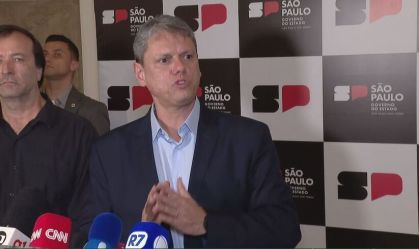 Imagem de destaque do post: “O Estado não vai perder essa disputa contra o crime”, diz Tarcísio