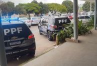 Miliciano é levado sob forte esquema de segurança para hospital em Brasília