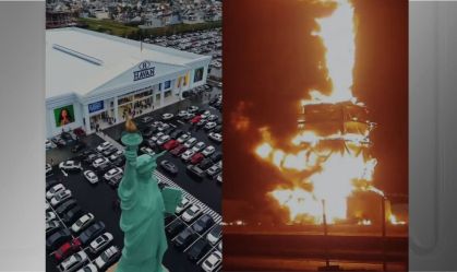 Estátua da Havan é incendiada em Pernambuco e Hang pede investigação