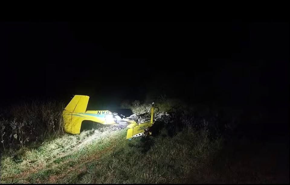 Avião cai e deixa quatro mortos no Pantanal de Mato Grosso do Sul