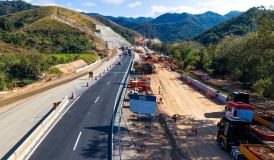 Obra bilionária na Dutra avança e deve ficar pronta um ano antes do prazo