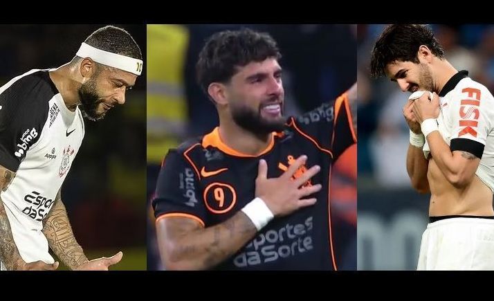 Yuri Alberto, Memphis e Alexandre Pato perderam cavadinhas com a camisa do Corinthians