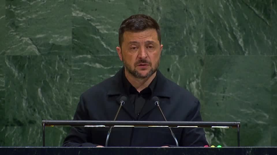 Zelensky discursa na Assembleia Geral da ONU