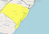 Ciclone vira o tempo no Sul, com chuva, granizo e ventos de até 70 km/h