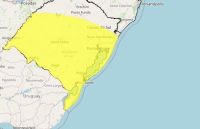 Ciclone vira o tempo no Sul, com chuva, granizo e ventos de até 70 km/h