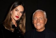 Alessandra Ambrosio lamenta morte de Giorgio Armani: "Mentor"