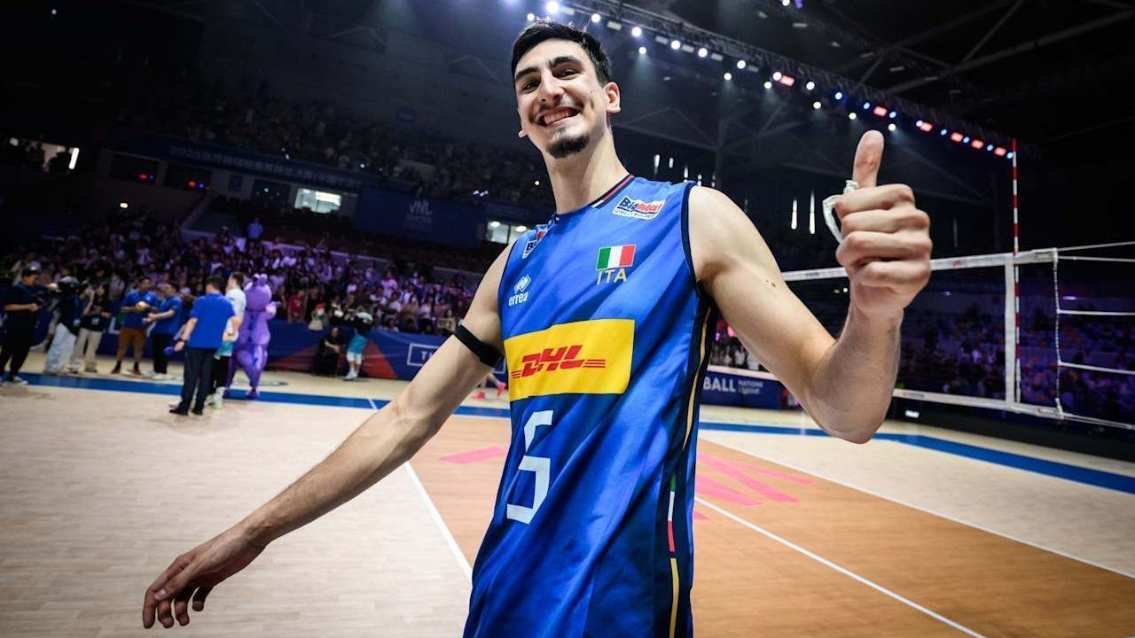 Alessandro Michieletto é o líder técnico da Seleção da Itália • Foto: Divulgação/ VNL