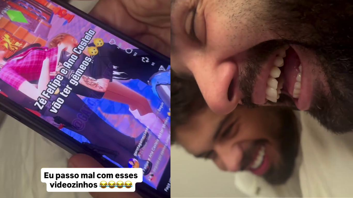 Gabriel Vetuche compartilhou um novo vídeo ao lado de Zé Felipe • Instagram/Gabriel Vetuche