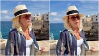 Ana Maria Braga aproveita férias em paraíso na Itália; veja