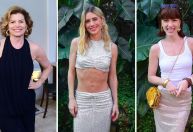 Elenco de "Vale Tudo" se reúne em festa de Carolina Dieckmmann; veja fotos