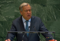 "Princípios da ONU estão sob cerco", diz Guterres na Assembleia Geral
