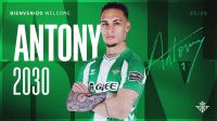 Após longa negociação, Betis anuncia Antony em definitivo