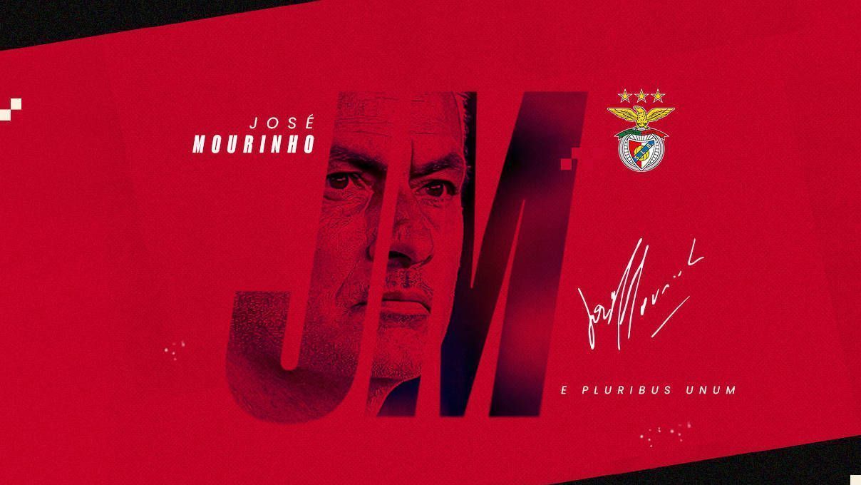 Benfica contratou o técnico José Mourinho