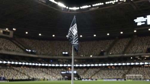 Bandeira de escanteio na Arena MRV, casa do Atlético-MG