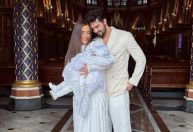 Luan Santana e Jade Magalhães batizam a 1ª filha, Serena, em Portugal