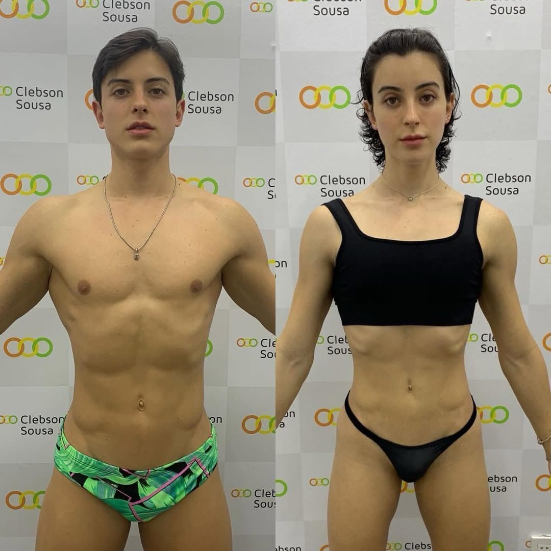 Antes e depois Bella Longuinho • Reprodução/Instagram