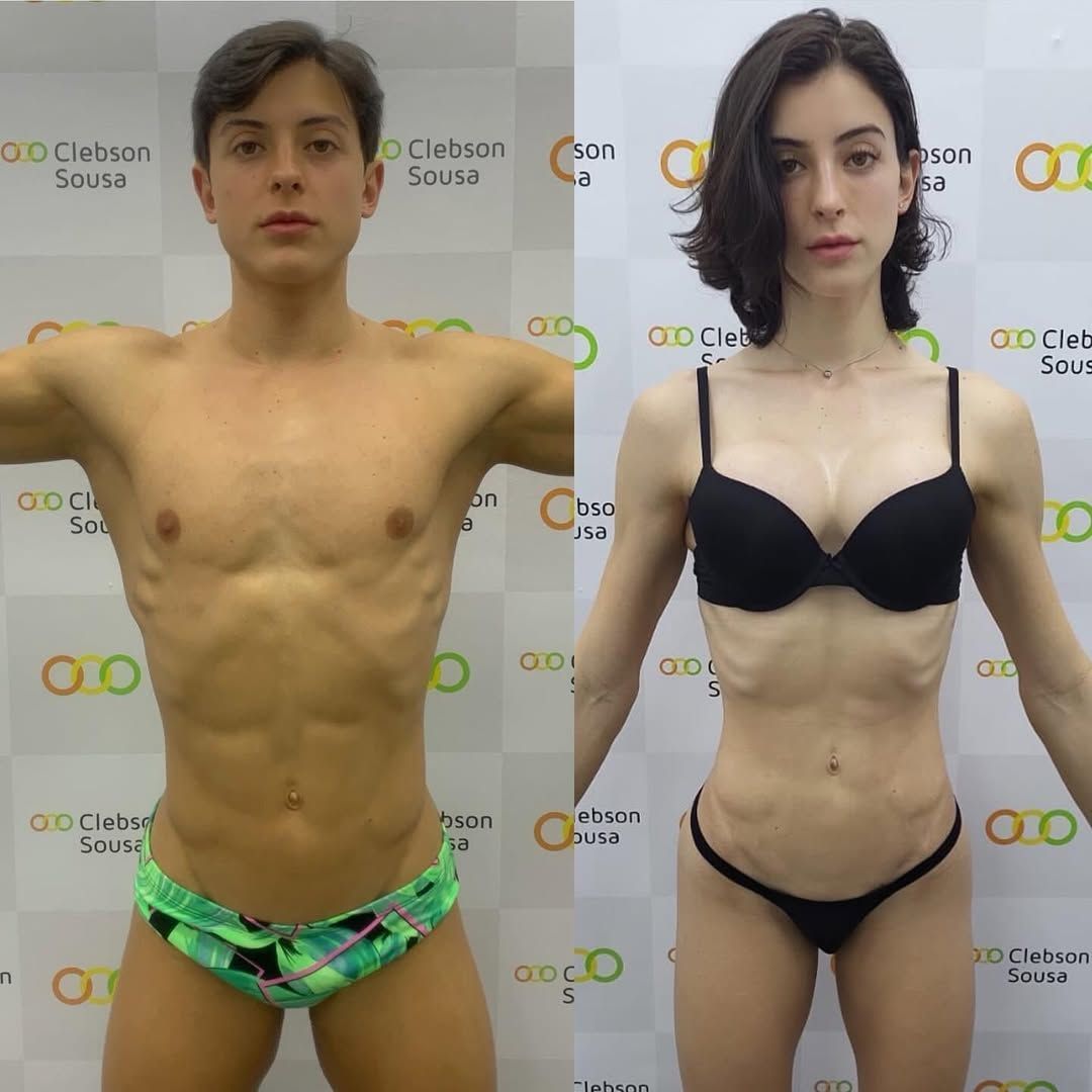 Antes e depois Bella Longuinho • Reprodução/Instagram