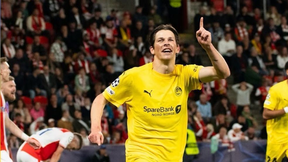 Brunstad Fet comemora gol do Bodo na Champions