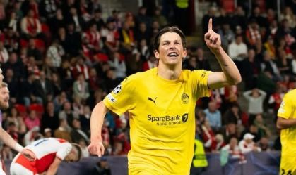 Brunstad Fet comemora gol do Bodo na Champions
