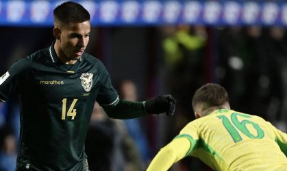 Lance de Bolívia x Brasil pelas Eliminatórias