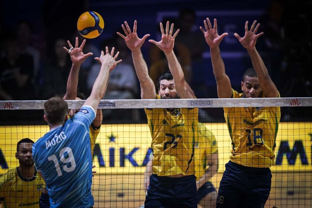 Brasil x Eslovênia pela Liga das Nações de Vôlei Masculino