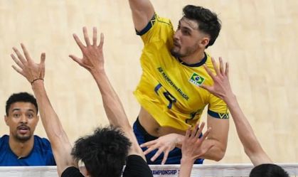 Brasil estreia com vitória sobre a China no Mundial Masculino de Vôlei