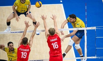 Mundial de Vôlei: Brasil perde para Sérvia e espera resultados para avançar