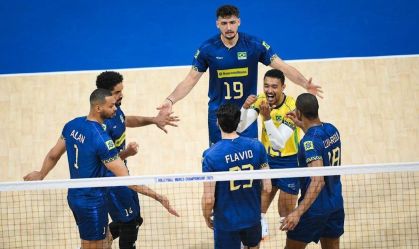 Mundial de Vôlei: Brasil bate República Tcheca e encaminha vaga nas oitavas