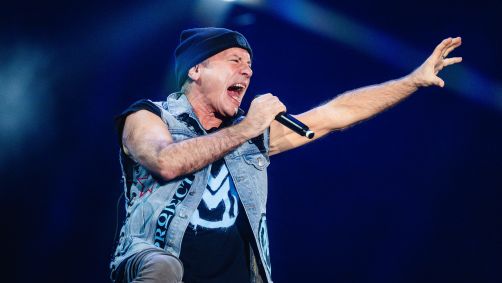 Bruce Dickinson, vocalista do Iron Maiden, foi uma das atrações do The Town 2025