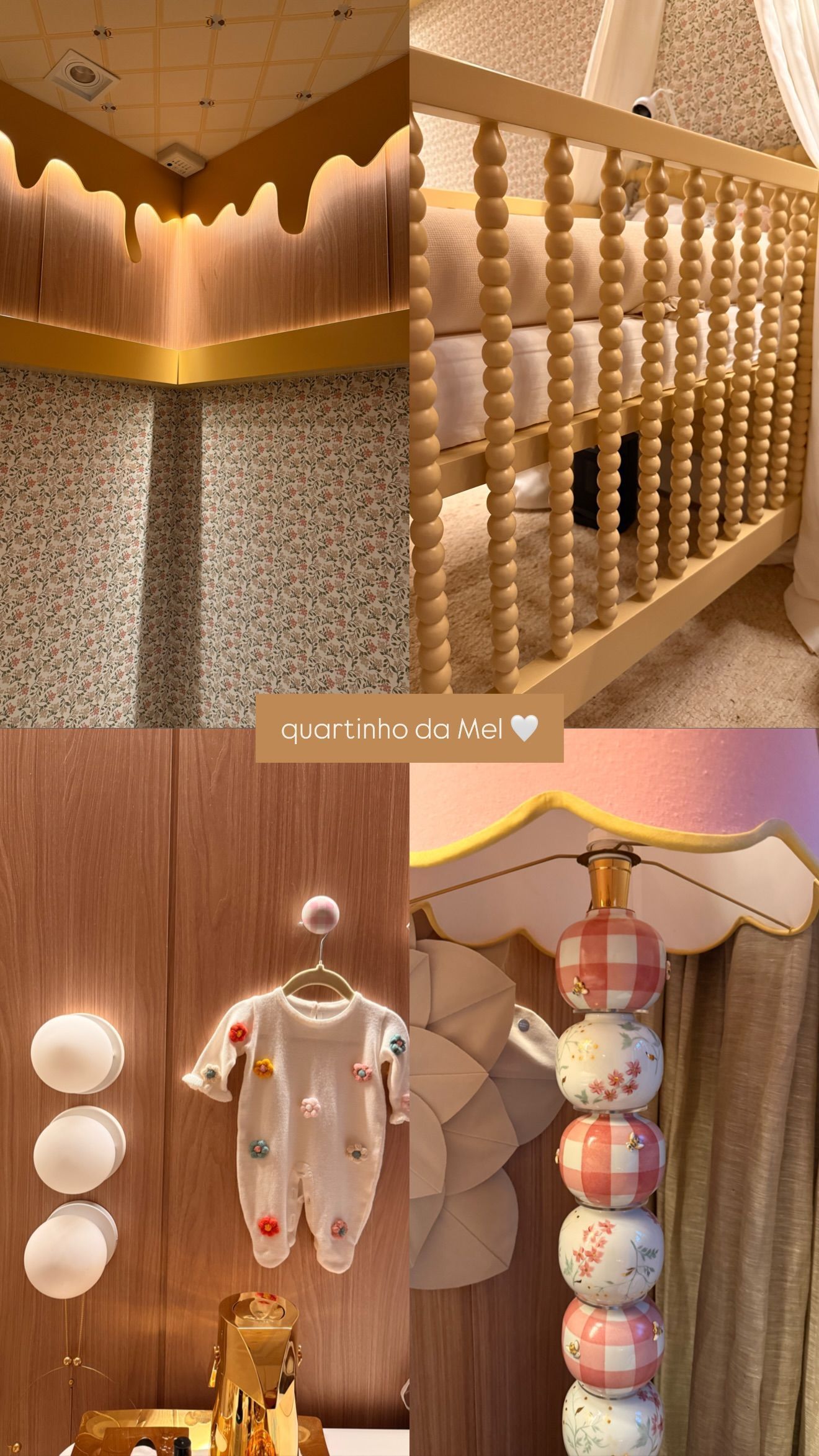 Bruna Biancardi mostra detalhes do quarto de Mel, filha caçula com Neymar • Instagram / Bruna Biancardi