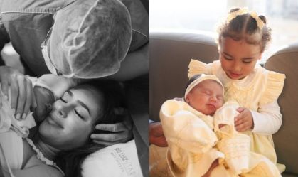 Bruna Biancardi relembra nascimento da filha caçula com Neymar