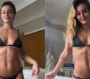 Musa do Salgueiro, Bruna Griphao exibe resultado de drenagem linfática