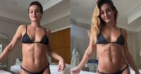 Musa do Salgueiro, Bruna Griphao exibe resultado de drenagem linfática